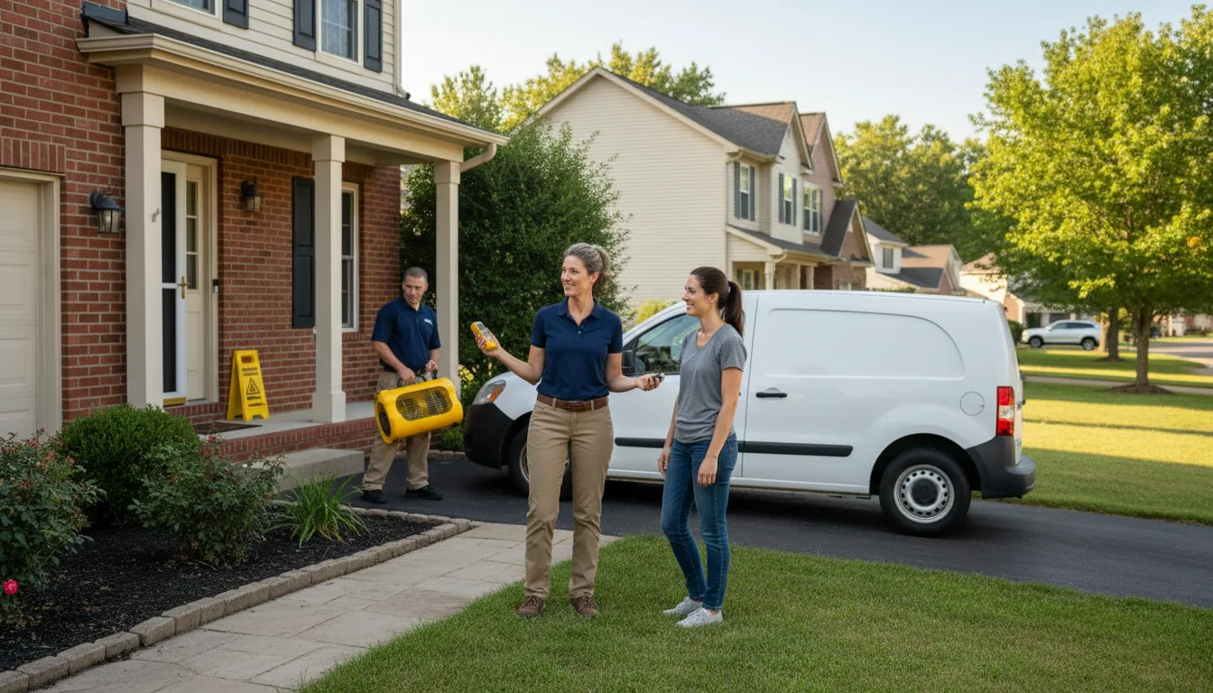 Residential water damage restoration in Grawn, MI